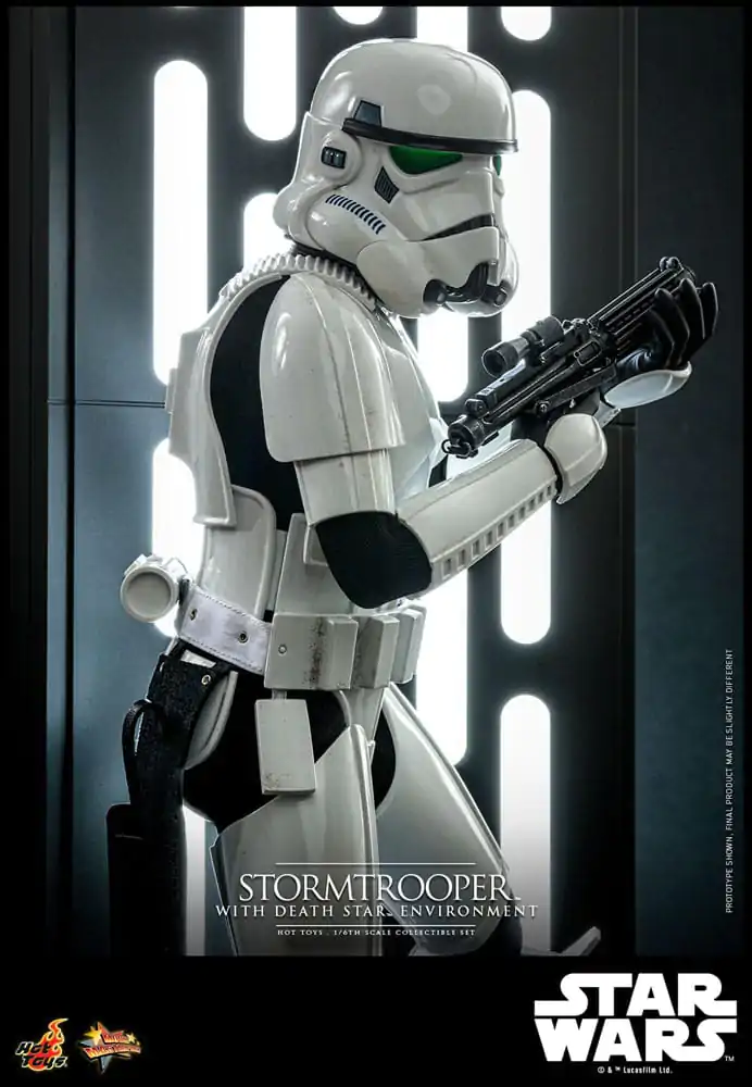 Star Wars Movie Masterpiece Akčná figúrka 1/6 Stormtrooper s prostredím Hviezdy smrti 30 cm termékfotó