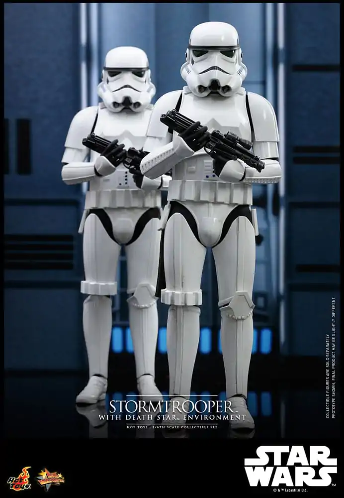 Star Wars Movie Masterpiece Akčná figúrka 1/6 Stormtrooper s prostredím Hviezdy smrti 30 cm termékfotó