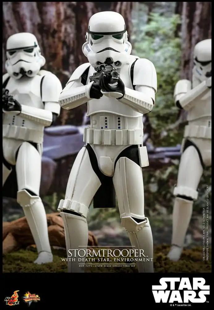 Star Wars Movie Masterpiece Akčná figúrka 1/6 Stormtrooper s prostredím Hviezdy smrti 30 cm termékfotó