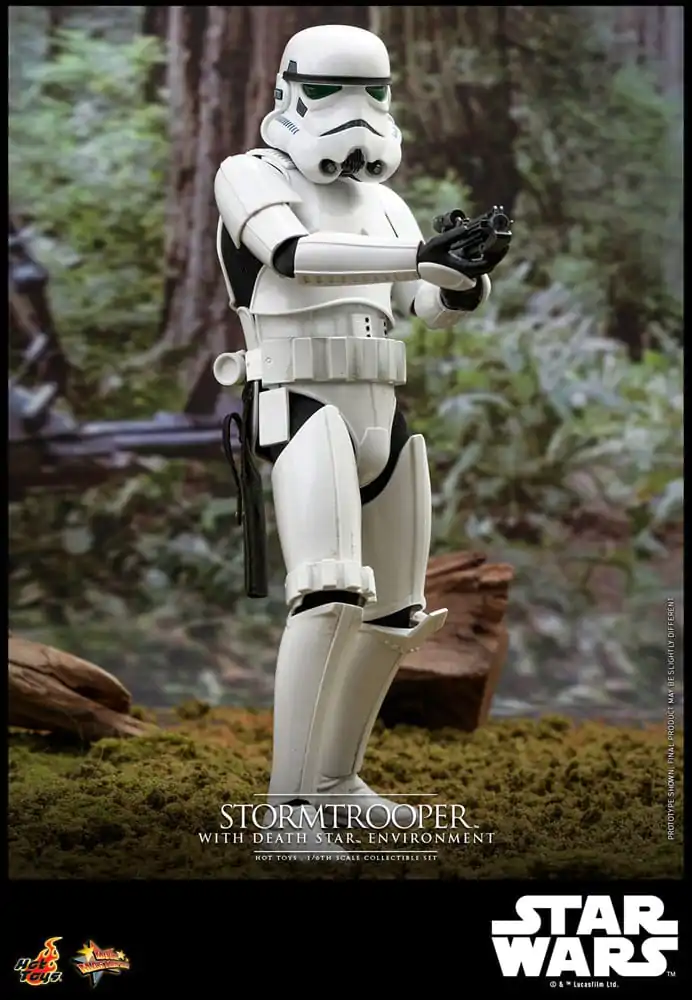 Star Wars Movie Masterpiece Akčná figúrka 1/6 Stormtrooper s prostredím Hviezdy smrti 30 cm termékfotó