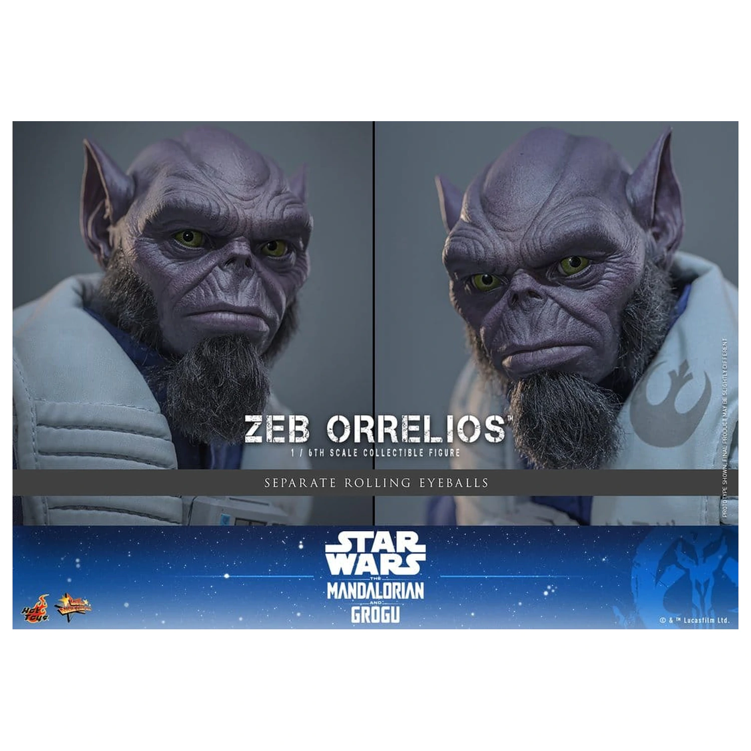 Star Wars Movie Masterpiece Akčná figúrka 1/6 Zeb Orrelios 33 cm produktová fotografia