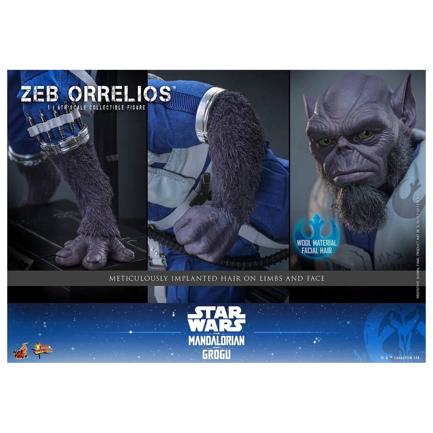 Star Wars Movie Masterpiece Akčná figúrka 1/6 Zeb Orrelios 33 cm produktová fotografia