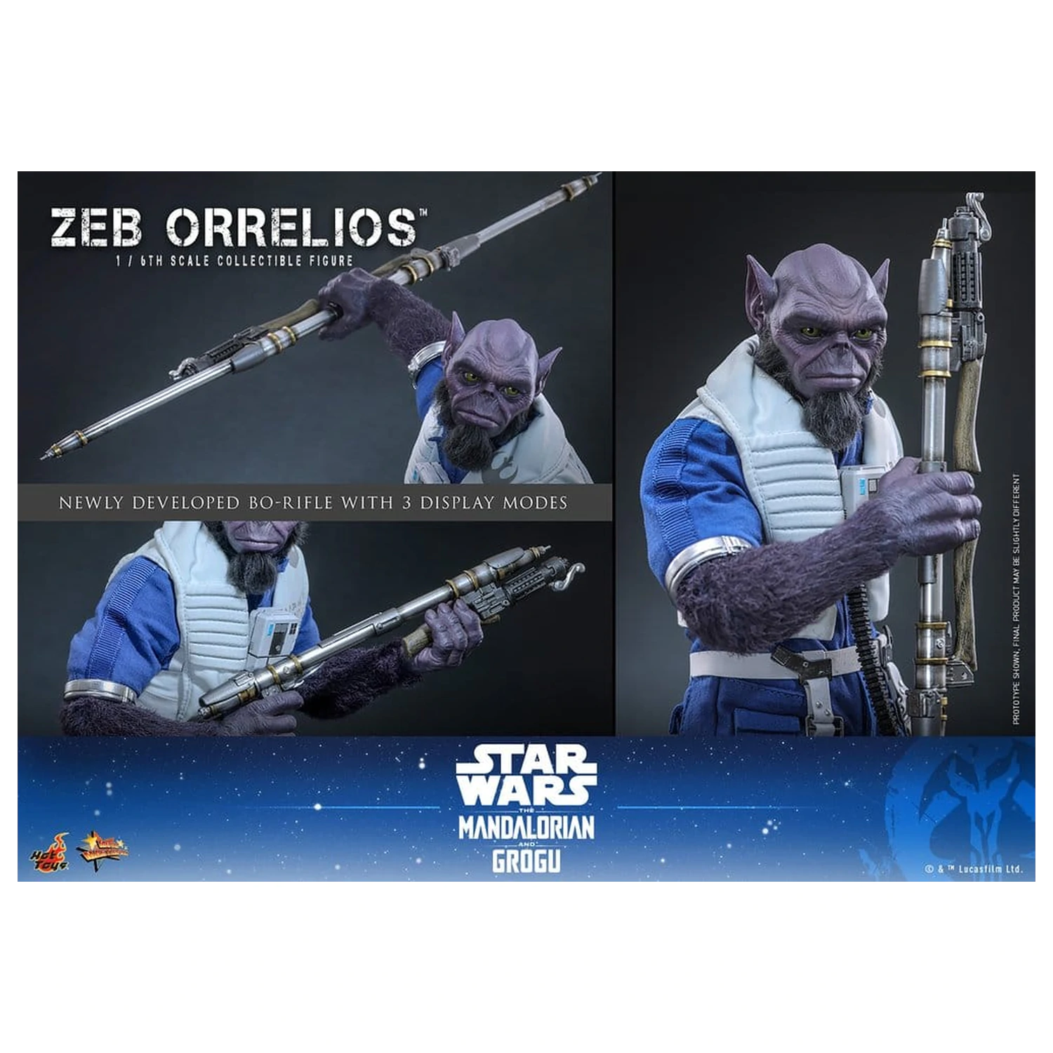 Star Wars Movie Masterpiece Akčná figúrka 1/6 Zeb Orrelios 33 cm produktová fotografia