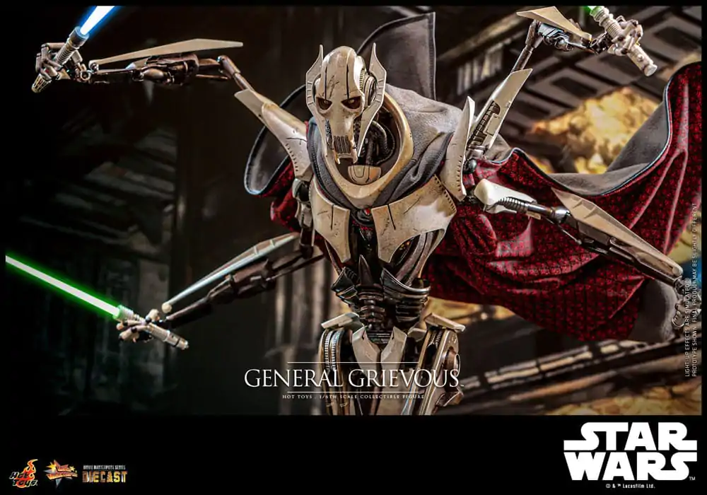 Star Wars Movie Masterpiece Diecast akčná figúrka 1/6 General Grievous 42 cm termékfotó