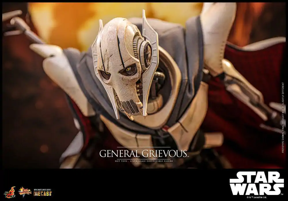 Star Wars Movie Masterpiece Diecast akčná figúrka 1/6 General Grievous 42 cm termékfotó