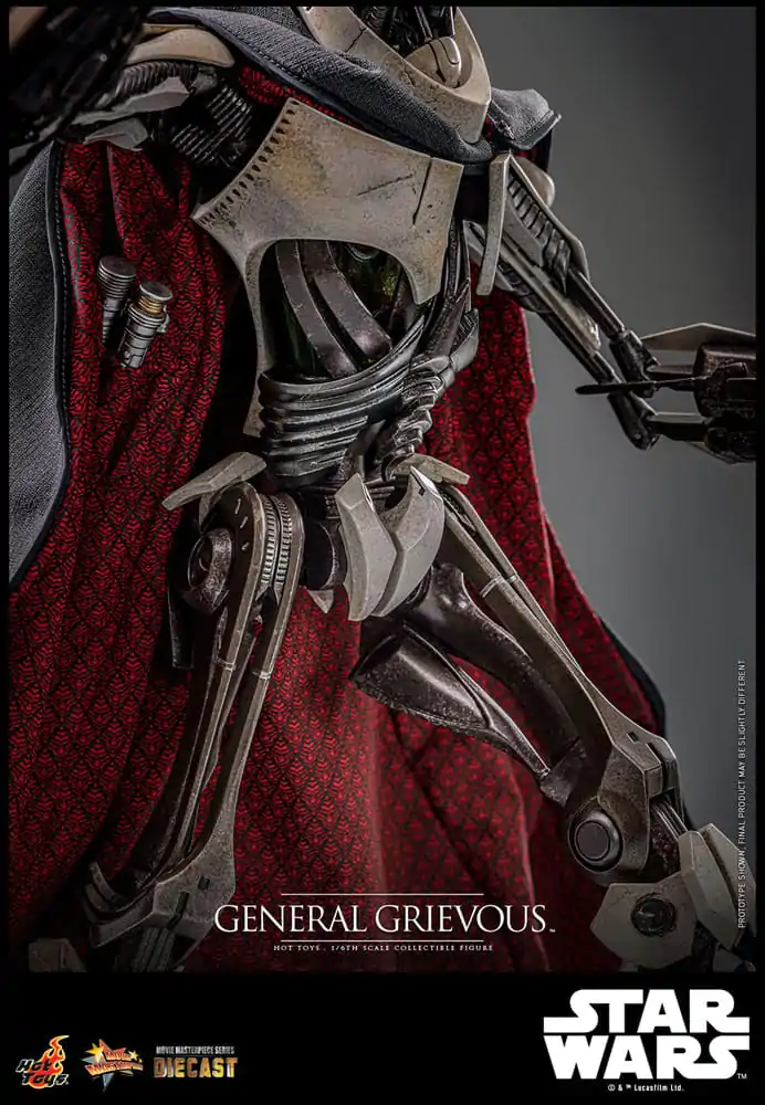 Star Wars Movie Masterpiece Diecast akčná figúrka 1/6 General Grievous 42 cm termékfotó