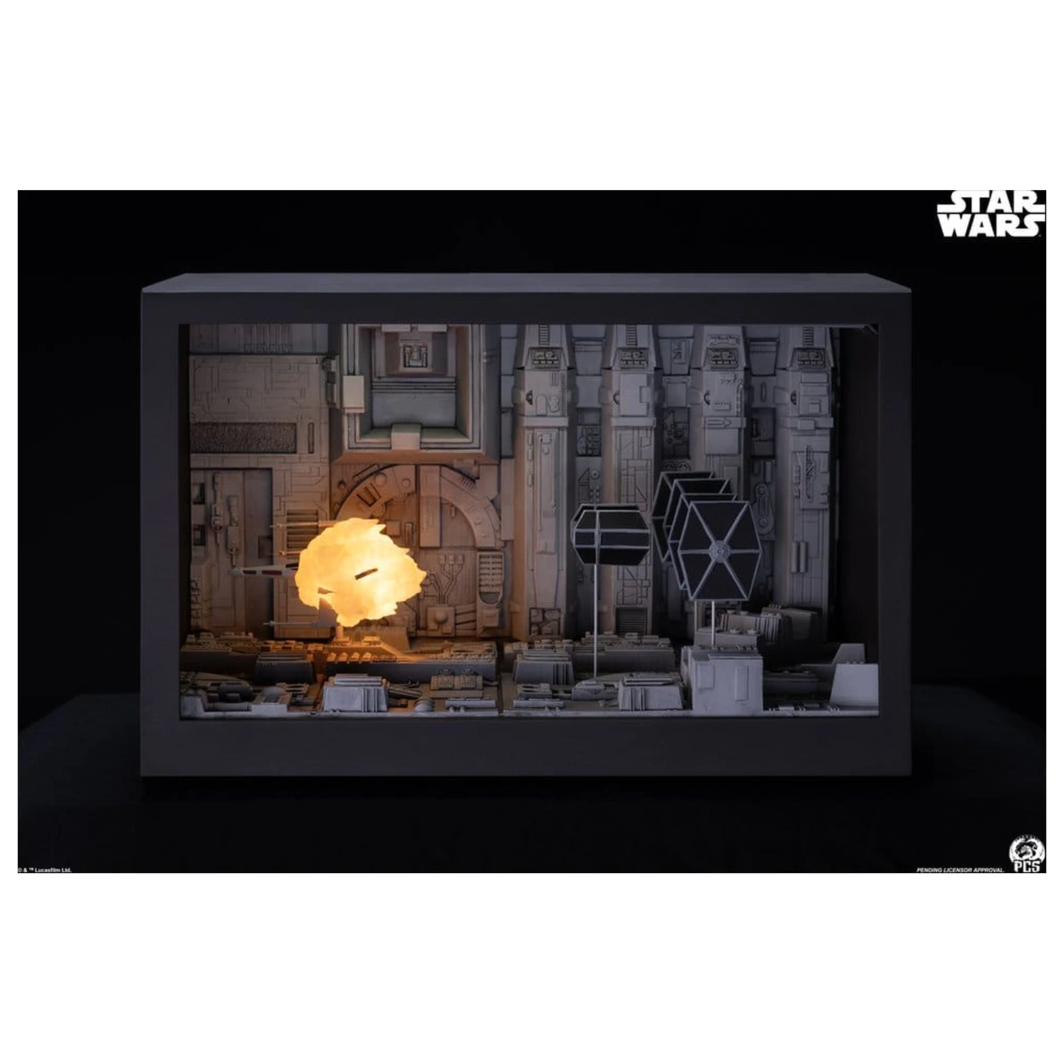 Star Wars Movie Moments Mini Scale Diorama Trench Run 23 cm produktová fotografia