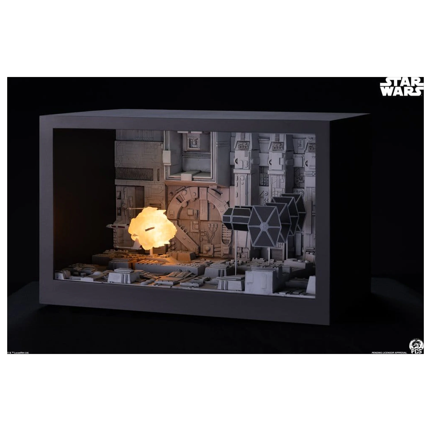 Star Wars Movie Moments Mini Scale Diorama Trench Run 23 cm produktová fotografia