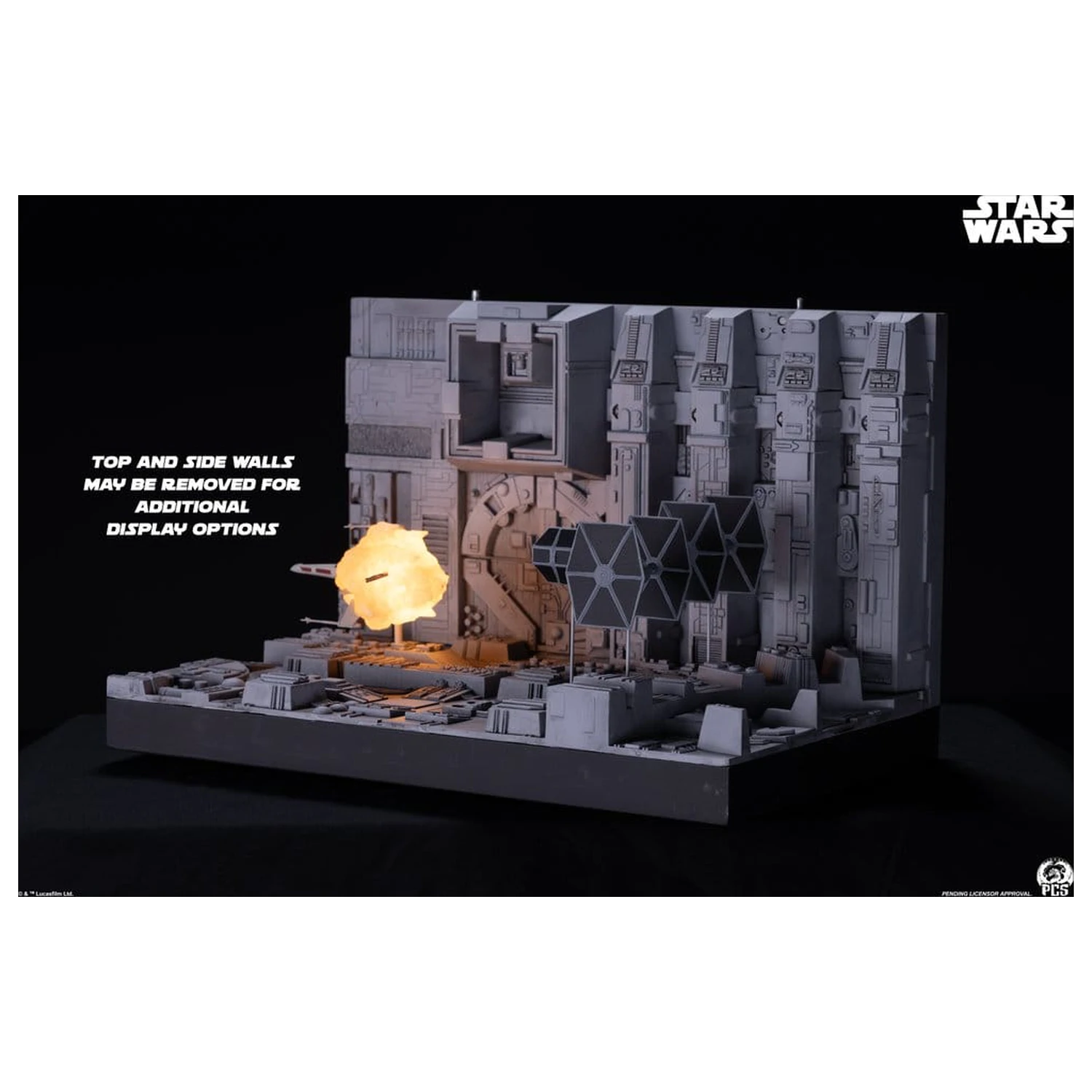 Star Wars Movie Moments Mini Scale Diorama Trench Run 23 cm produktová fotografia