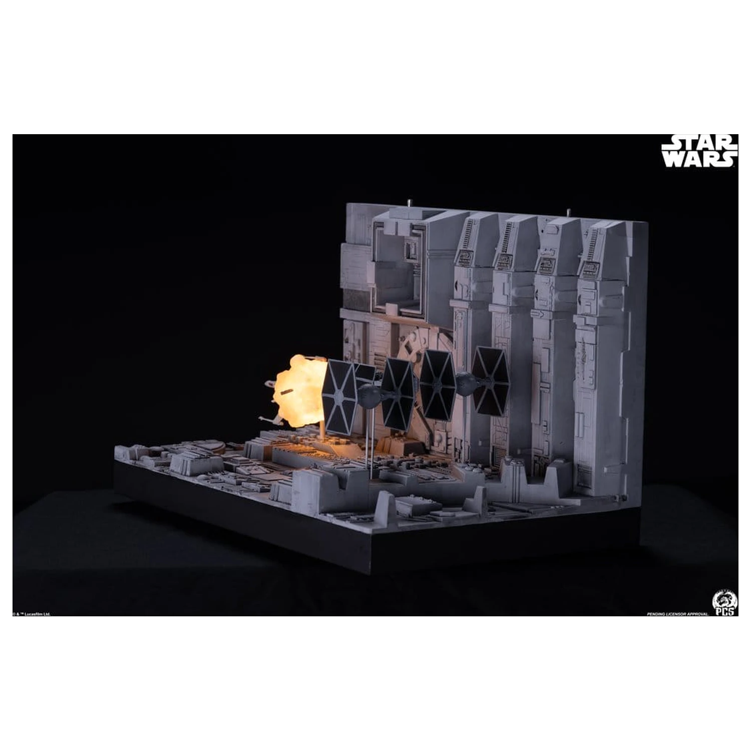 Star Wars Movie Moments Mini Scale Diorama Trench Run 23 cm produktová fotografia