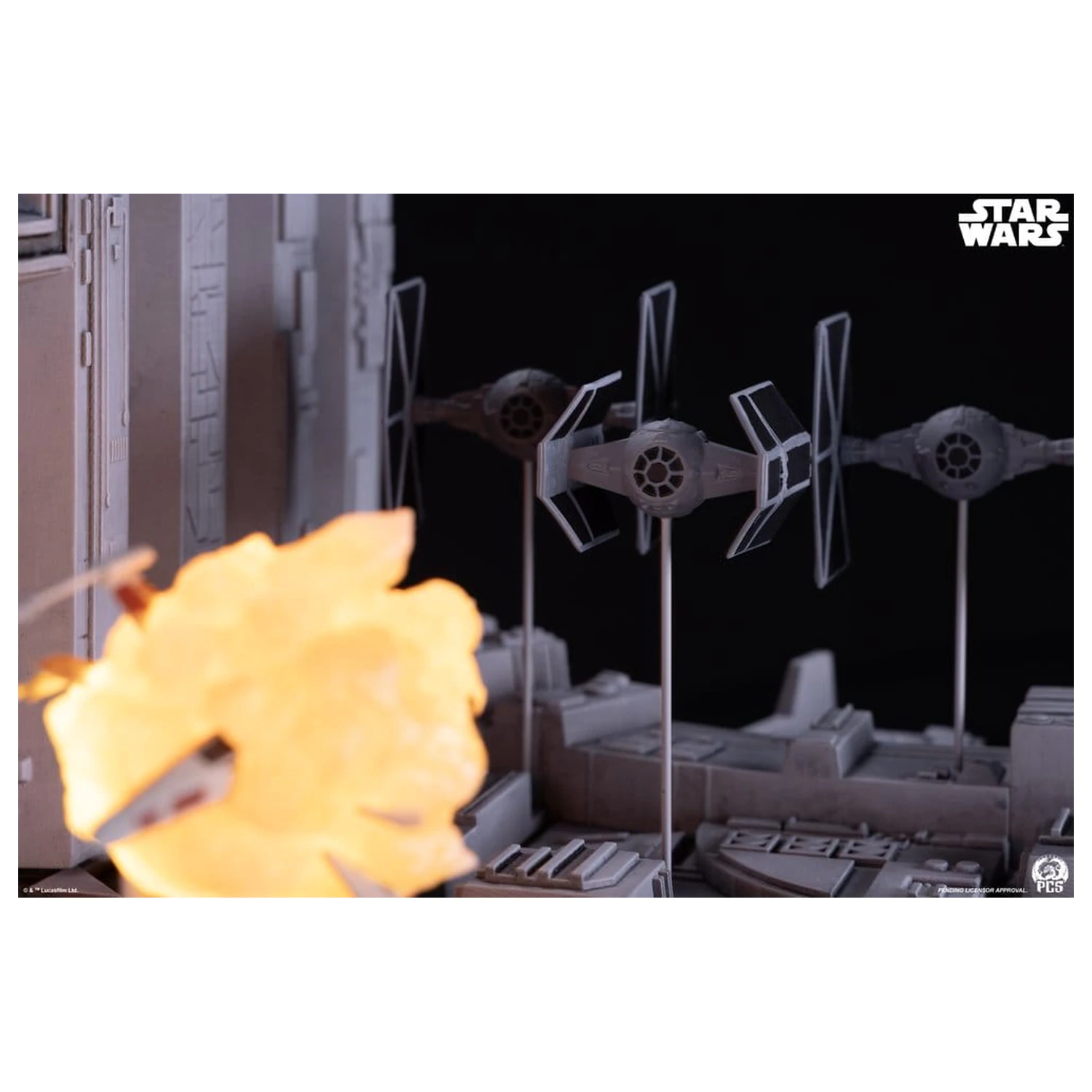 Star Wars Movie Moments Mini Scale Diorama Trench Run 23 cm produktová fotografia