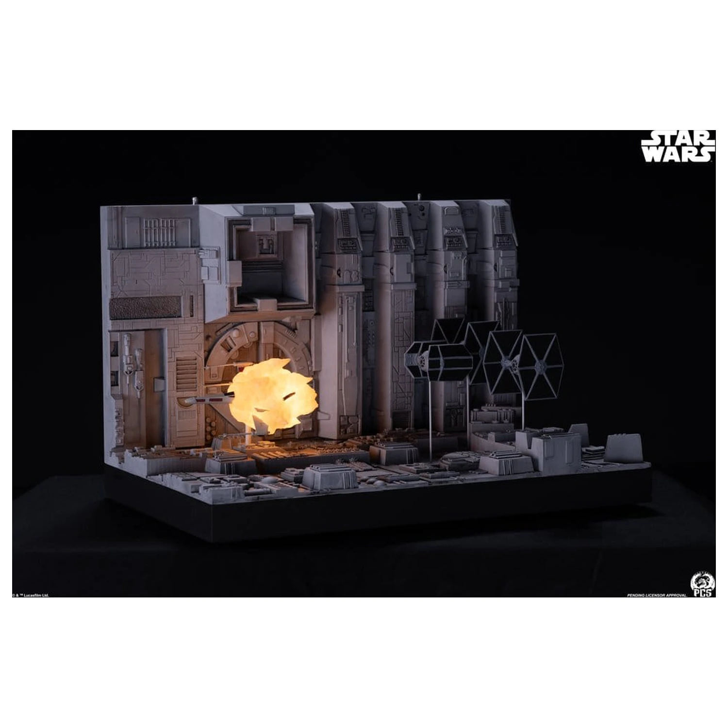 Star Wars Movie Moments Mini Scale Diorama Trench Run 23 cm produktová fotografia