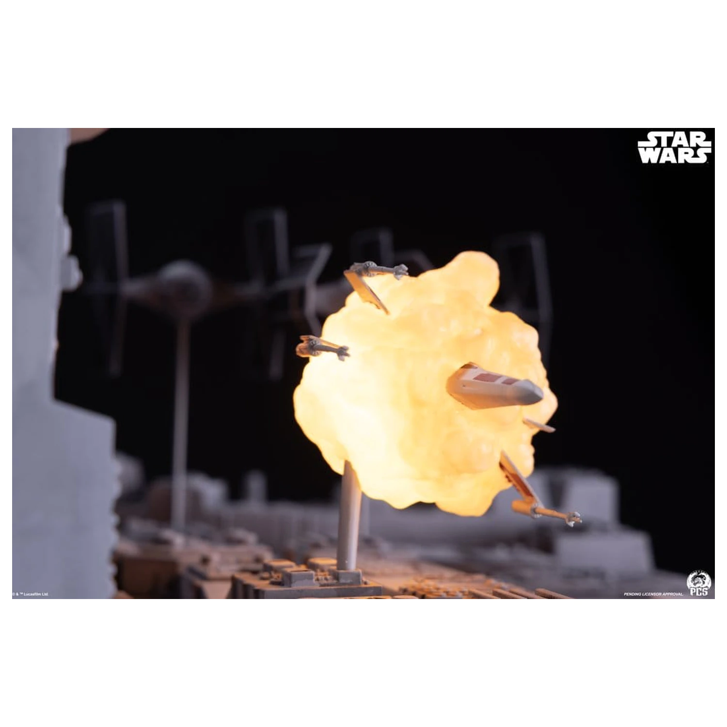 Star Wars Movie Moments Mini Scale Diorama Trench Run 23 cm produktová fotografia
