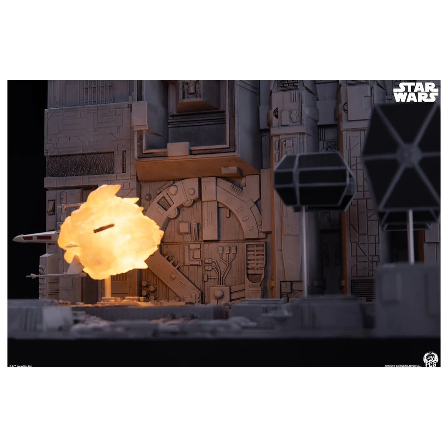 Star Wars Movie Moments Mini Scale Diorama Trench Run 23 cm produktová fotografia