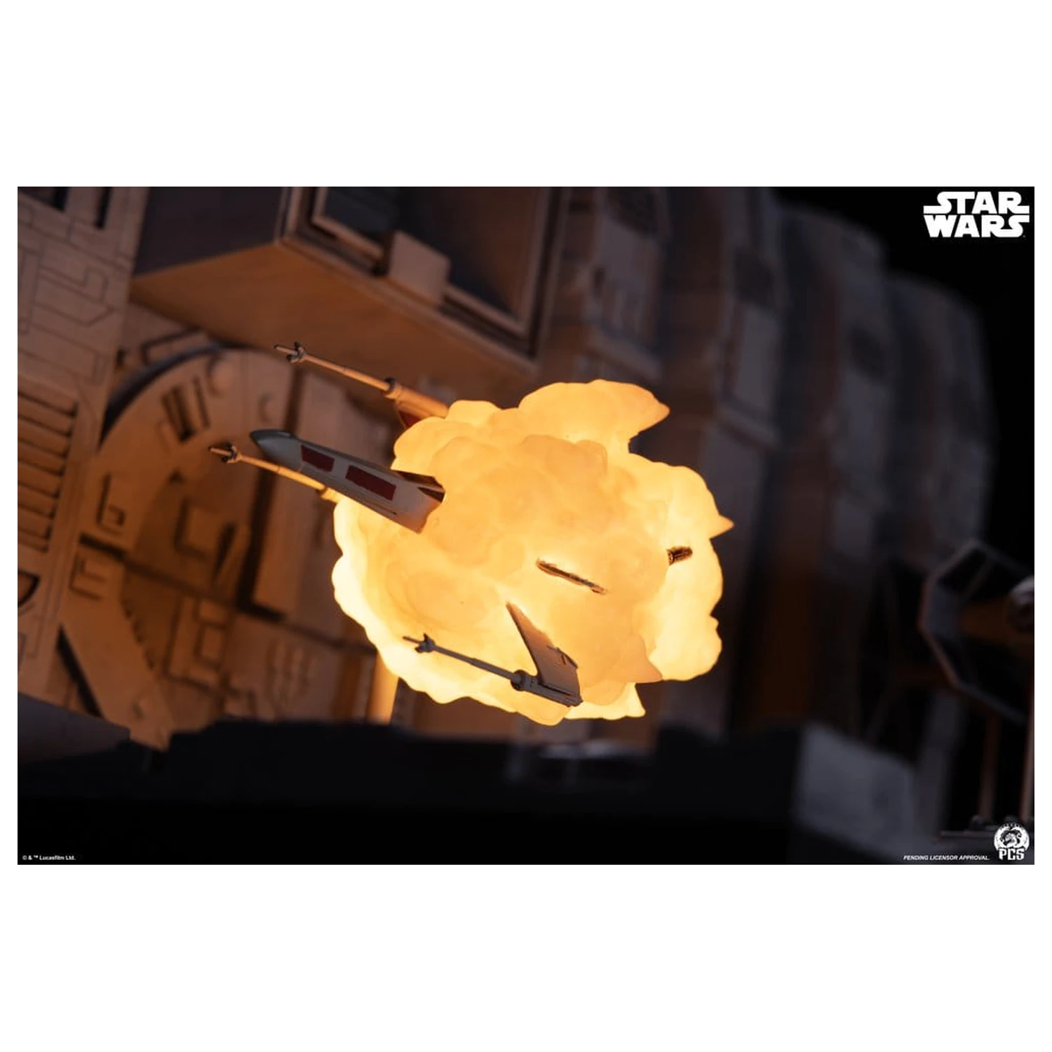 Star Wars Movie Moments Mini Scale Diorama Trench Run 23 cm produktová fotografia