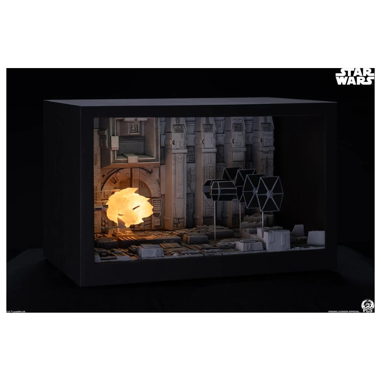 Star Wars Movie Moments Mini Scale Diorama Trench Run 23 cm produktová fotografia