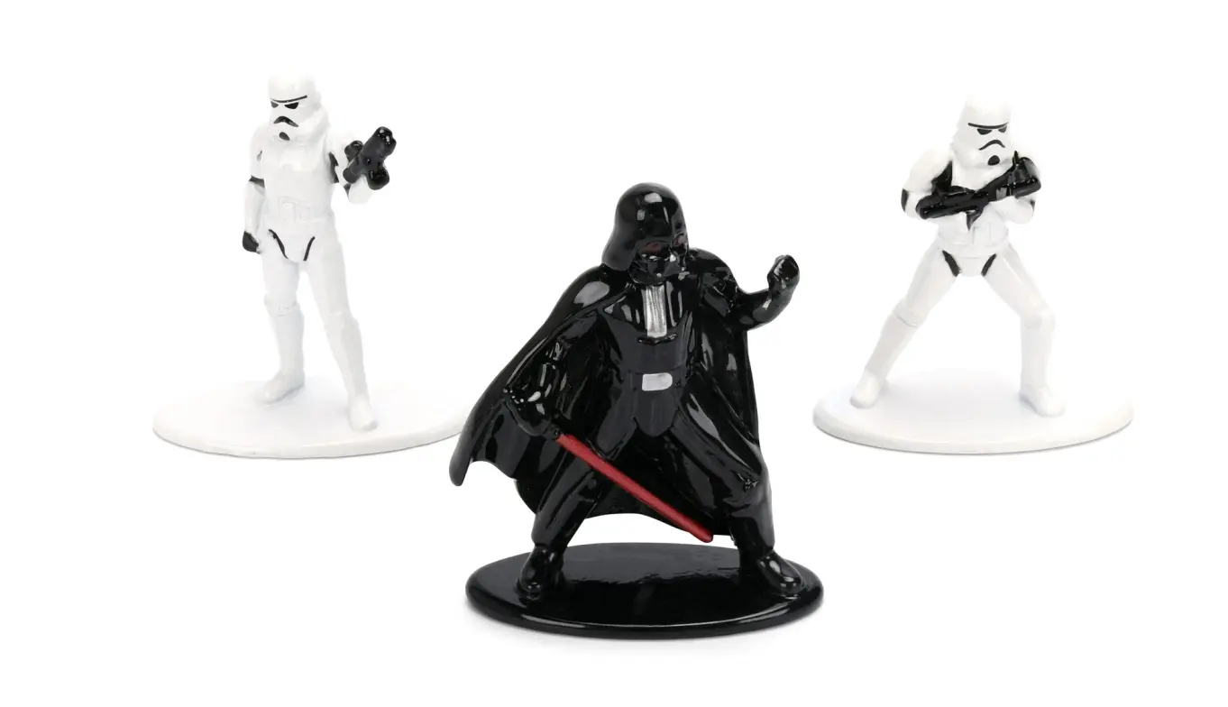Star Wars Nano Mini figúrky 3-balenie 4 cm produktová fotografia