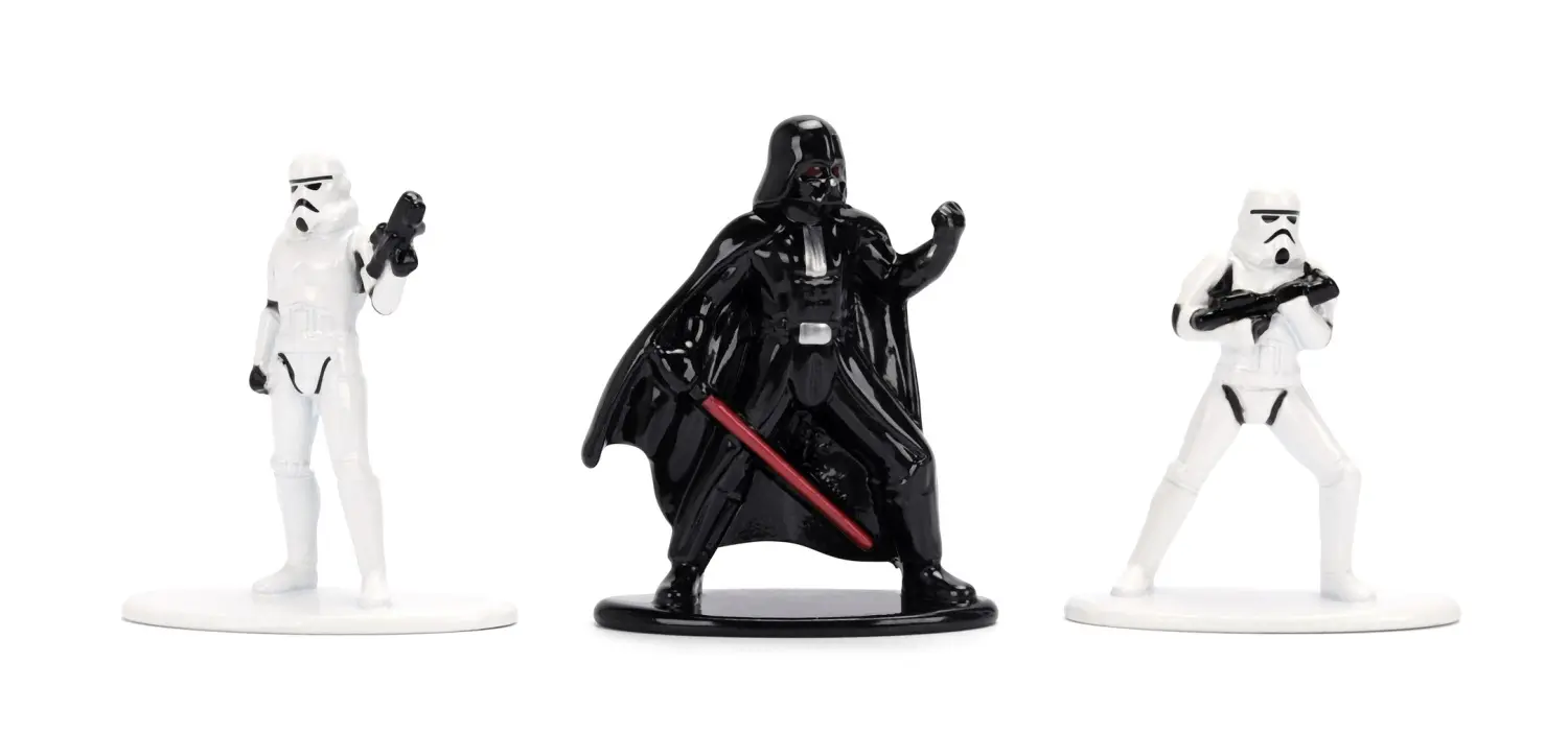 Star Wars Nano Mini figúrky 3-balenie 4 cm produktová fotografia