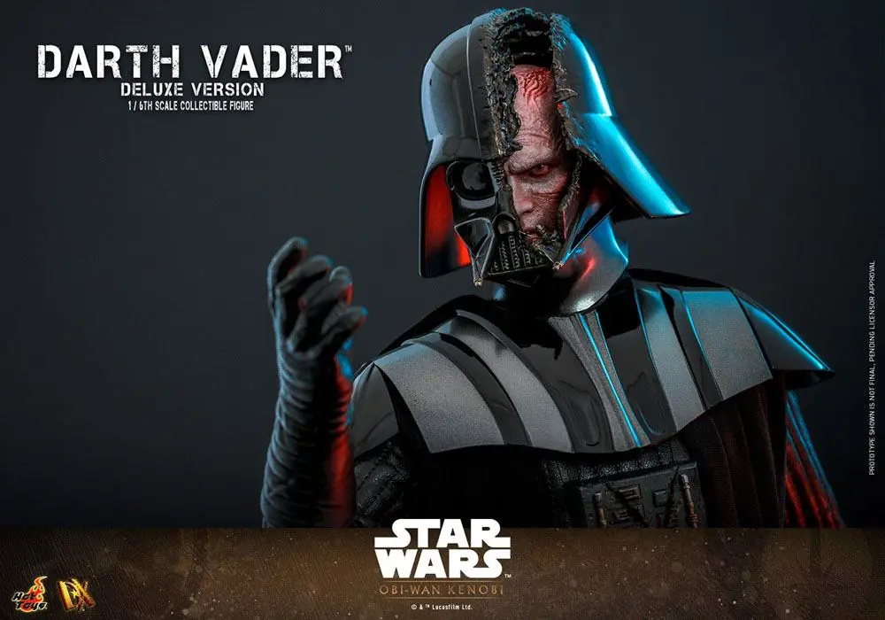 Star Wars: Obi-Wan Kenobi DX Akčná Figúrka 1/6 Darth Vader Deluxe Version 35 cm produktová fotografia