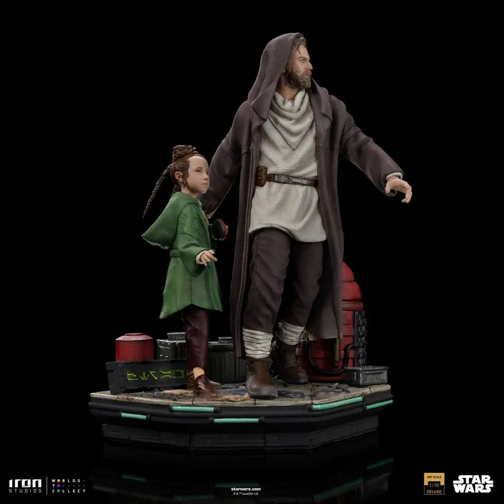 Star Wars: Obi-Wan Kenobi Deluxe Art Scale Socha 1/10 Obi-Wan & Young Leia 20 cm termékfotó