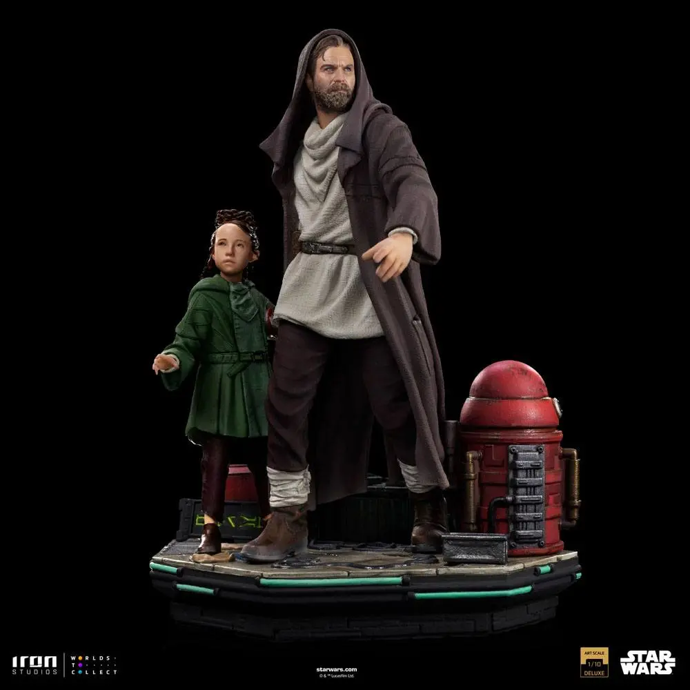 Star Wars: Obi-Wan Kenobi Deluxe Art Scale Socha 1/10 Obi-Wan & Young Leia 20 cm termékfotó