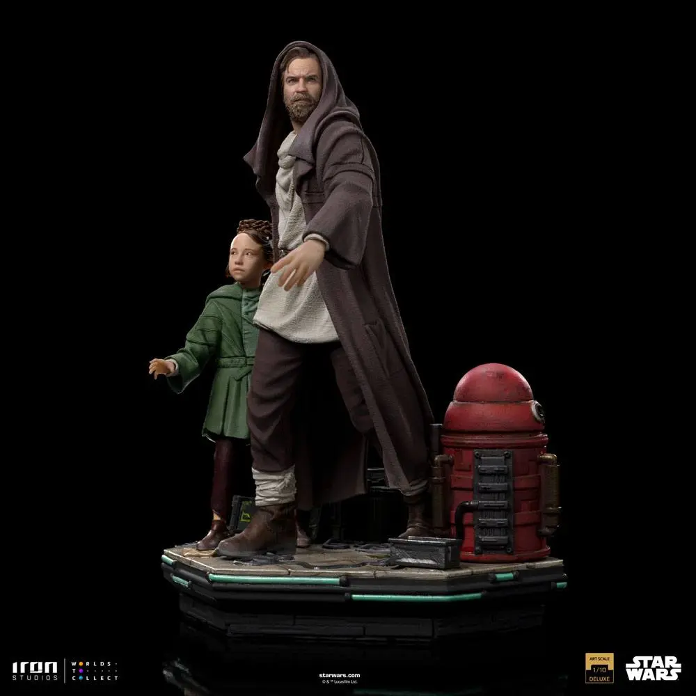 Star Wars: Obi-Wan Kenobi Deluxe Art Scale Socha 1/10 Obi-Wan & Young Leia 20 cm termékfotó