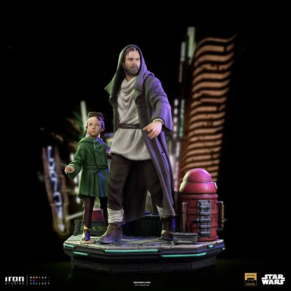 Star Wars: Obi-Wan Kenobi Deluxe Art Scale Socha 1/10 Obi-Wan & Young Leia 20 cm termékfotó