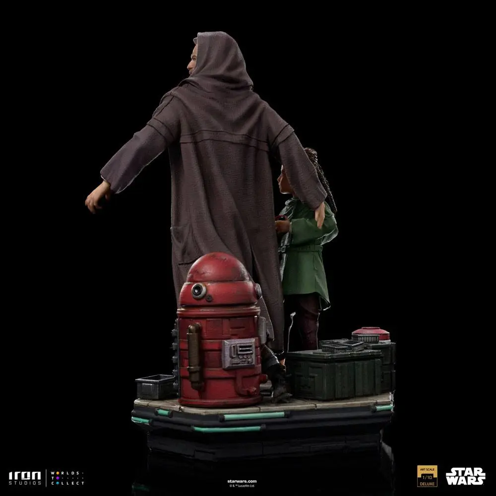 Star Wars: Obi-Wan Kenobi Deluxe Art Scale Socha 1/10 Obi-Wan & Young Leia 20 cm termékfotó