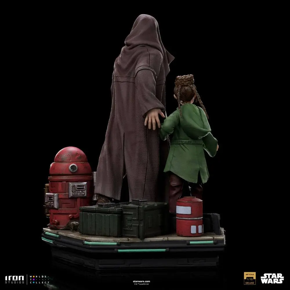 Star Wars: Obi-Wan Kenobi Deluxe Art Scale Socha 1/10 Obi-Wan & Young Leia 20 cm termékfotó