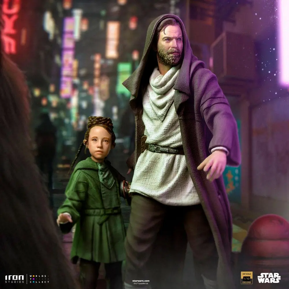 Star Wars: Obi-Wan Kenobi Deluxe Art Scale Socha 1/10 Obi-Wan & Young Leia 20 cm termékfotó