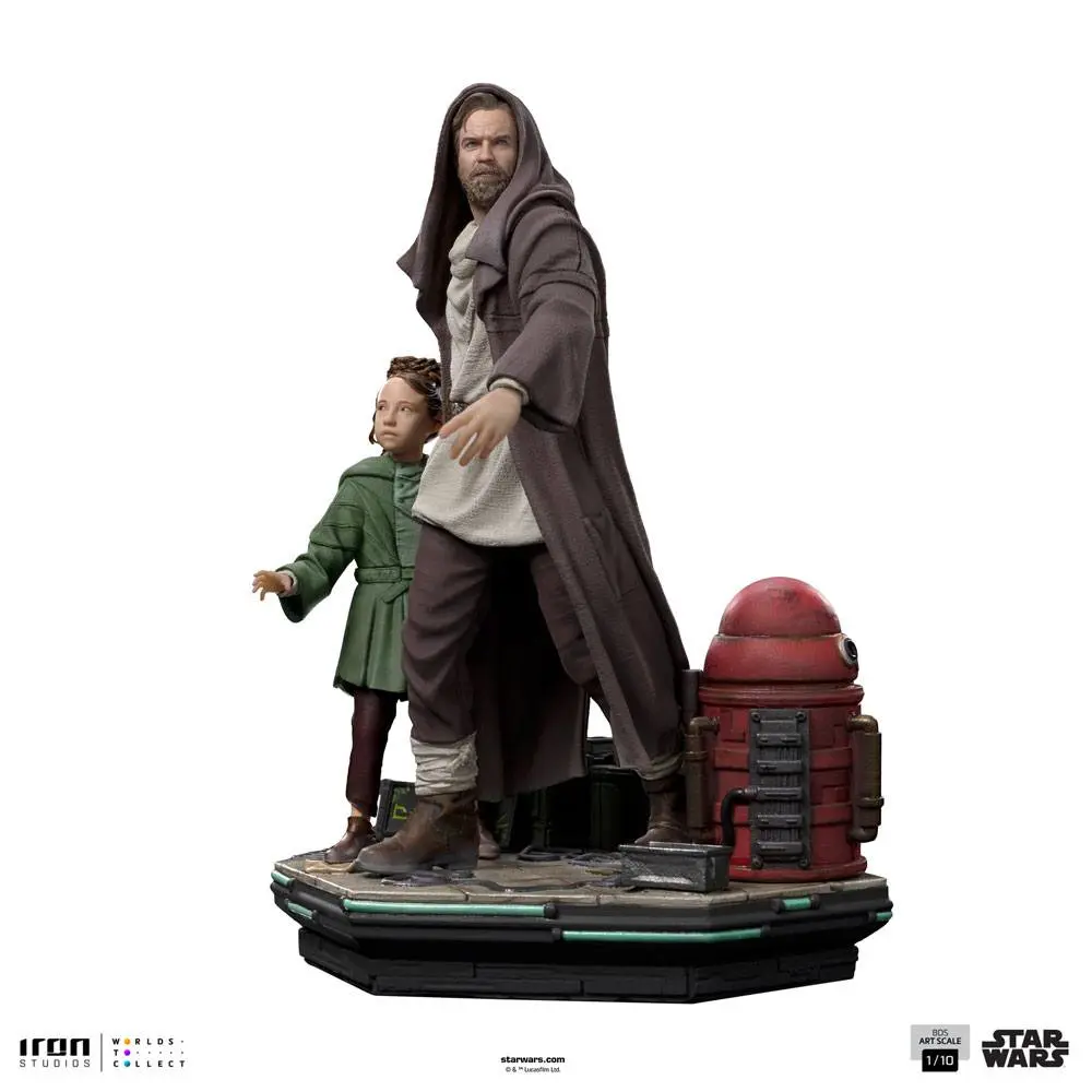 Star Wars: Obi-Wan Kenobi Deluxe Art Scale Socha 1/10 Obi-Wan & Young Leia 20 cm termékfotó