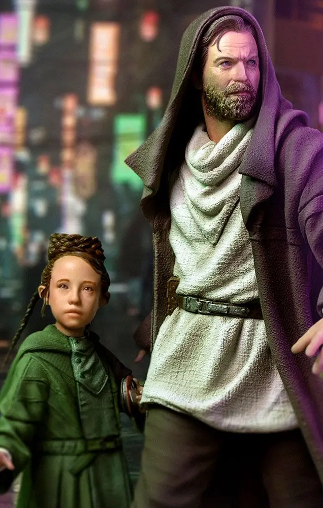 Star Wars: Obi-Wan Kenobi Deluxe Art Scale Socha 1/10 Obi-Wan & Young Leia 20 cm termékfotó