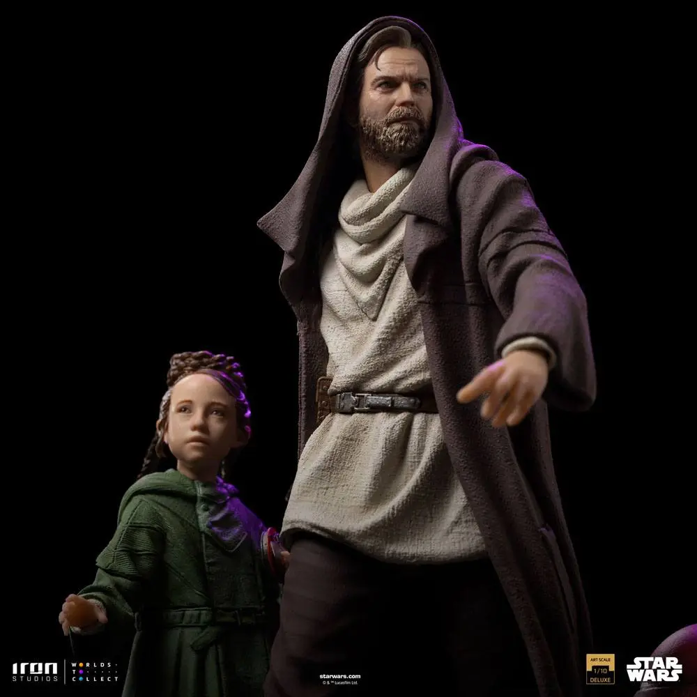 Star Wars: Obi-Wan Kenobi Deluxe Art Scale Socha 1/10 Obi-Wan & Young Leia 20 cm termékfotó