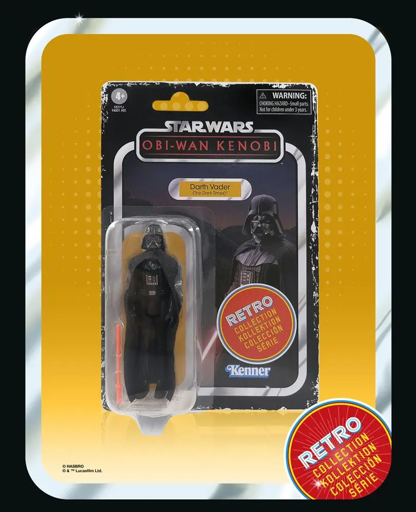 Star Wars: Obi-Wan Kenobi Retro Collection akčná figúrka 2022 Darth Vader (The Dark Times) 10 cm termékfotó