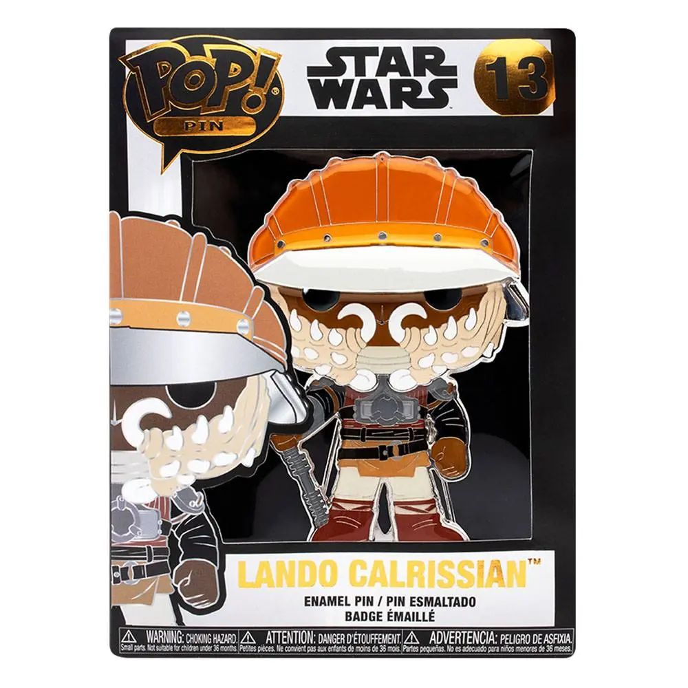 Star Wars POP! Smaltovaný odznak Lando Calrissian 10 cm produktová fotografia