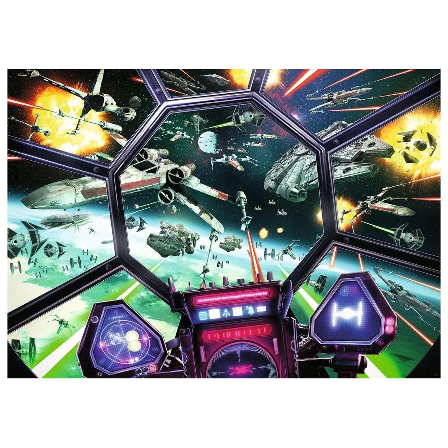 STAR WARS Puzzle TIE Fighter Kokpit (1000 kusov) produktová fotografia