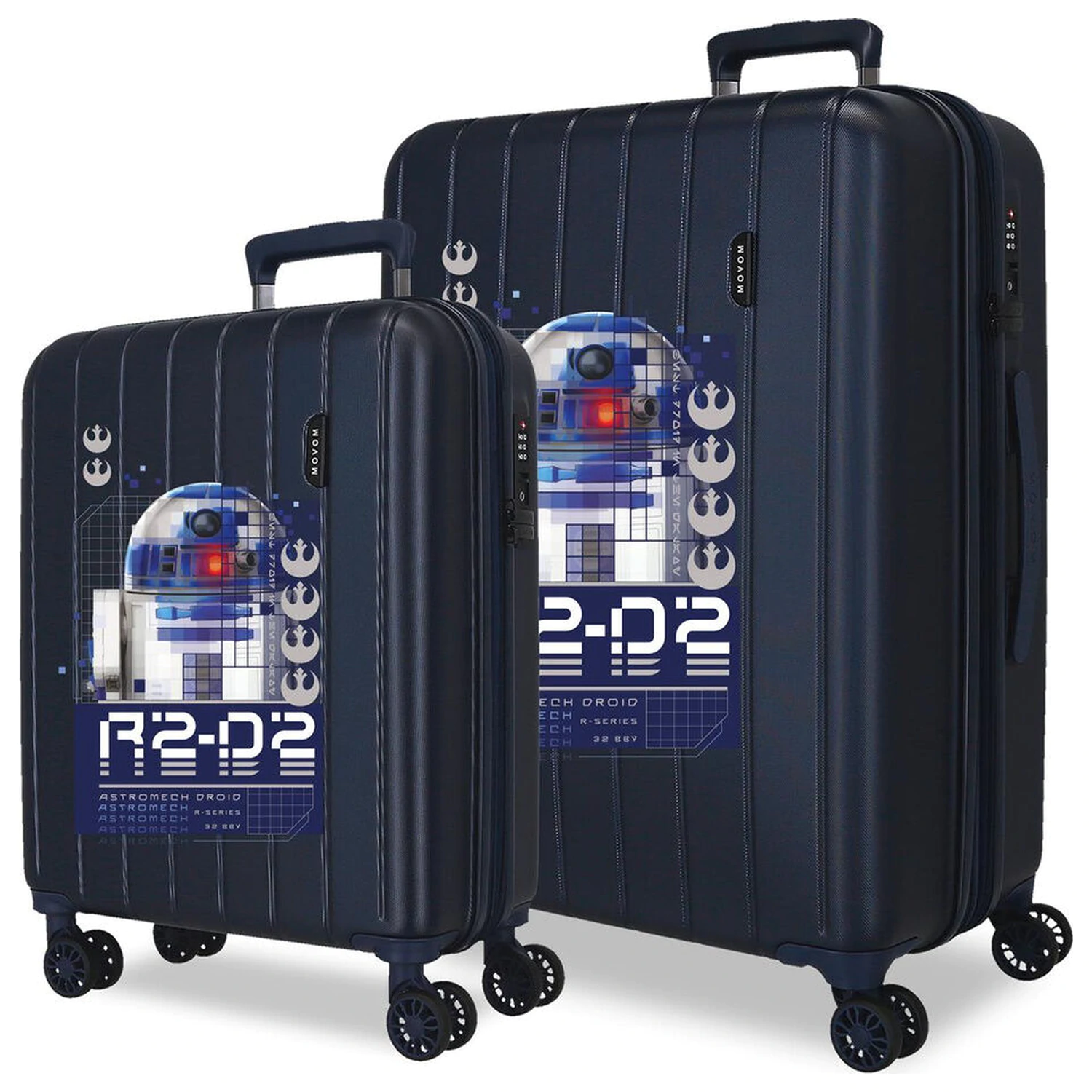 Star Wars R2D2 ABS sada cestovných kufrov na kolieskach 55/65cm produktová fotografia