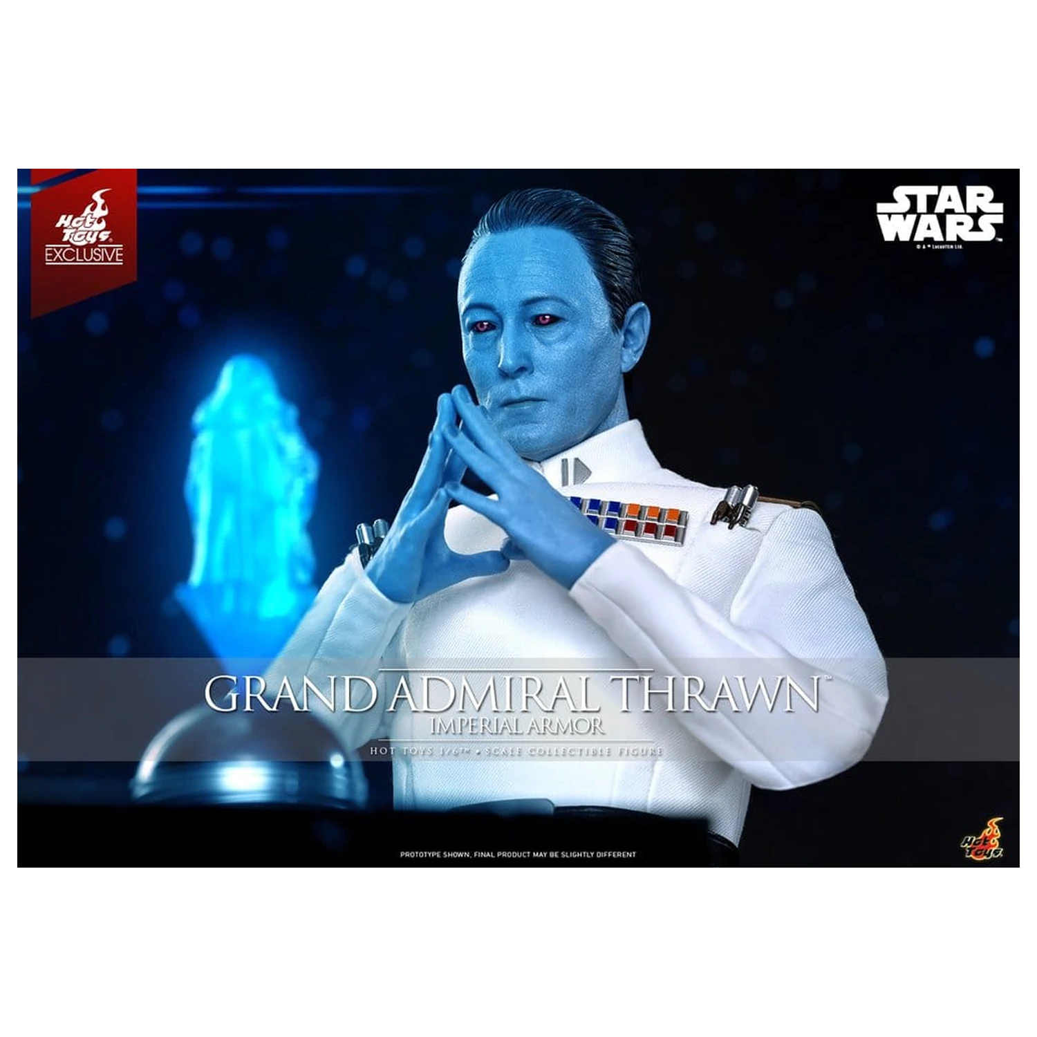 Star Wars: Rebels Television Masterpiece akčná figúrka 1/6 Grand Admiral Thrawn (Imperial Armor) 32 cm produktová fotografia