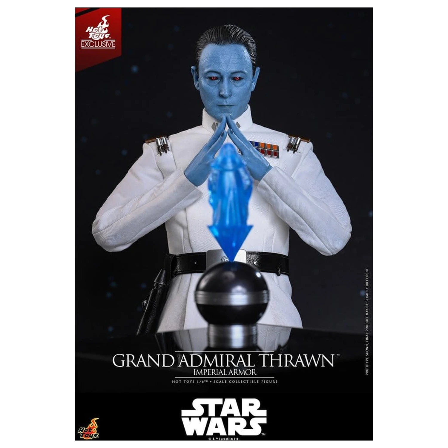 Star Wars: Rebels Television Masterpiece akčná figúrka 1/6 Grand Admiral Thrawn (Imperial Armor) 32 cm produktová fotografia