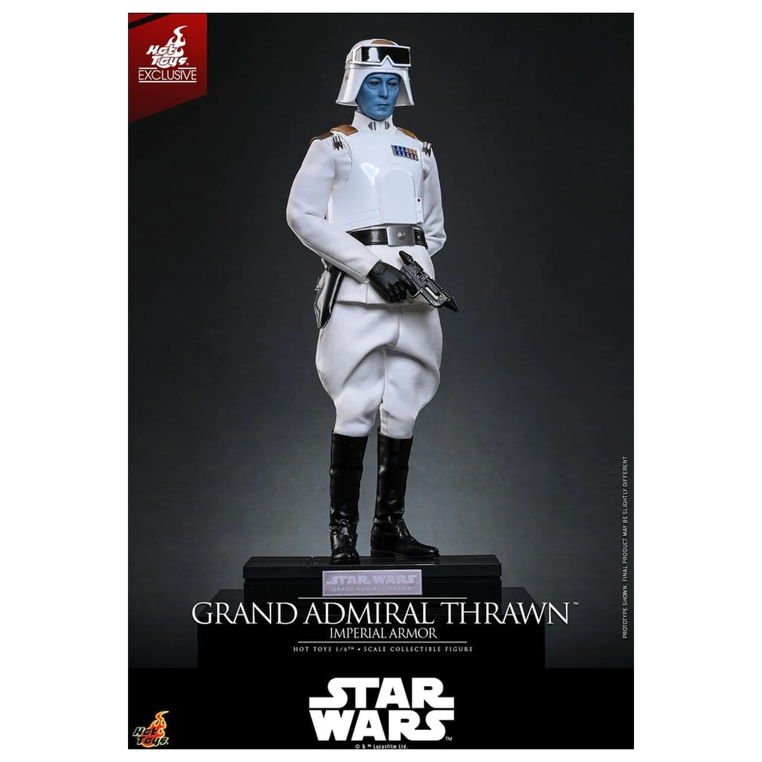 Star Wars: Rebels Television Masterpiece akčná figúrka 1/6 Grand Admiral Thrawn (Imperial Armor) 32 cm produktová fotografia