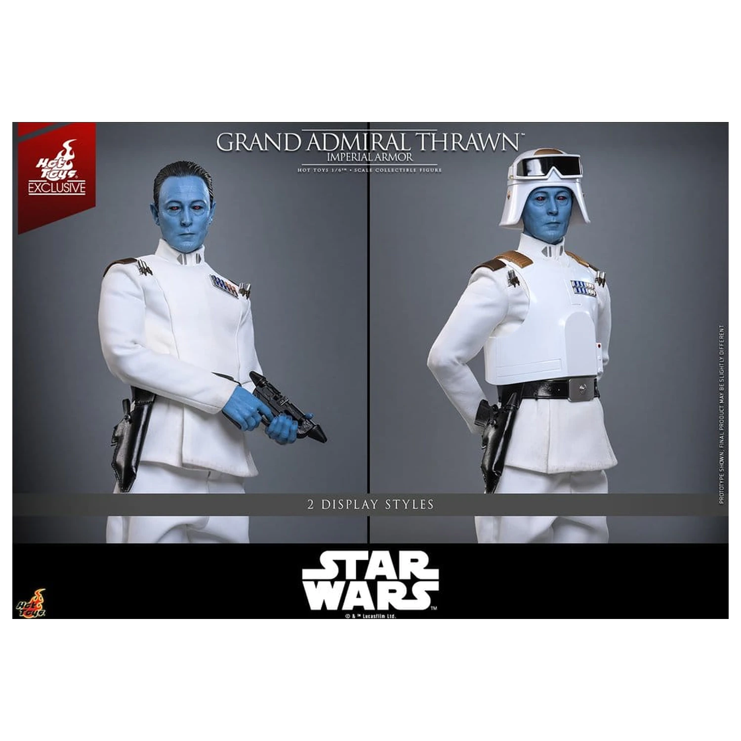 Star Wars: Rebels Television Masterpiece akčná figúrka 1/6 Grand Admiral Thrawn (Imperial Armor) 32 cm produktová fotografia