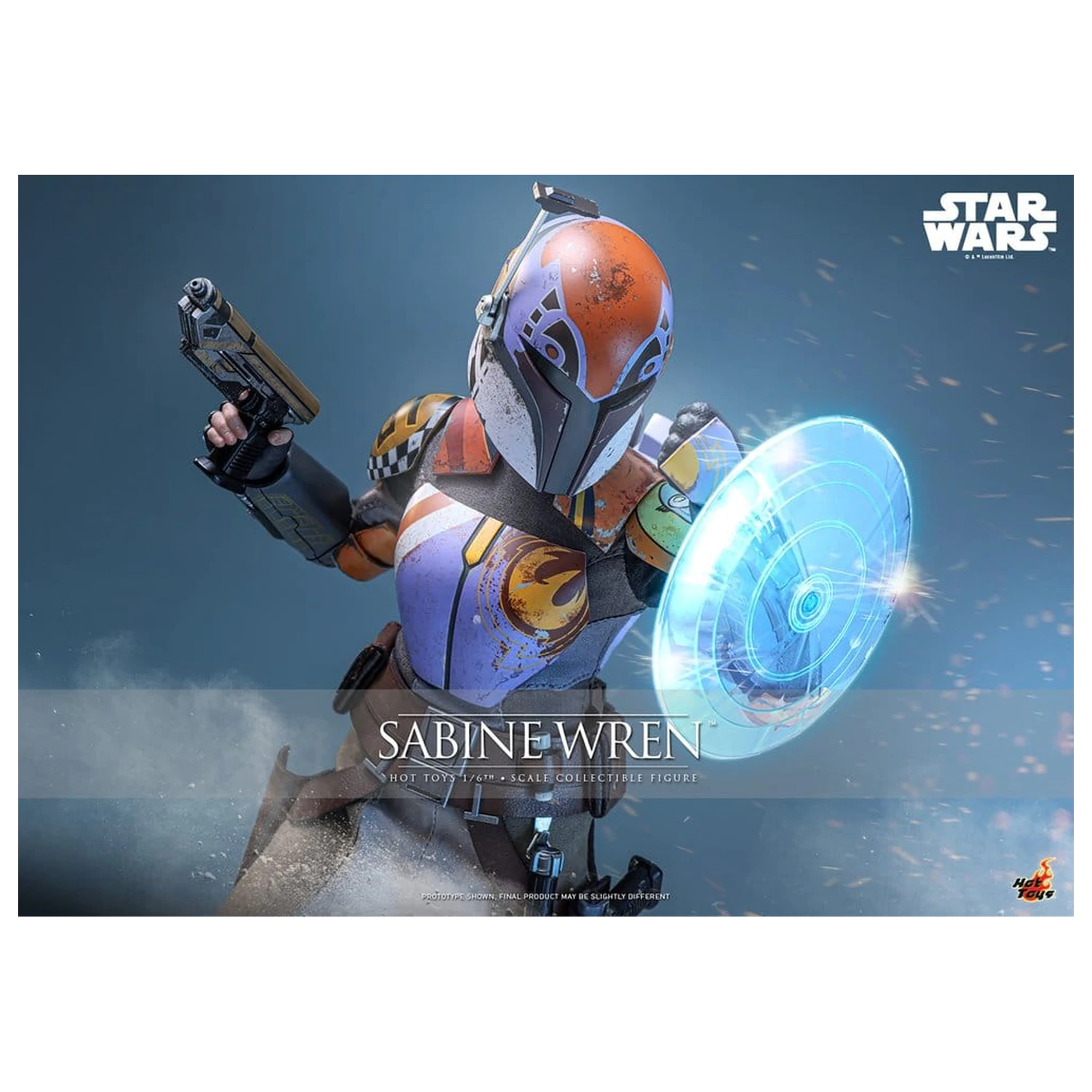Star Wars: Rebels Television Masterpiece akčná figúrka 1/6 Sabine Wren 29 cm produktová fotografia