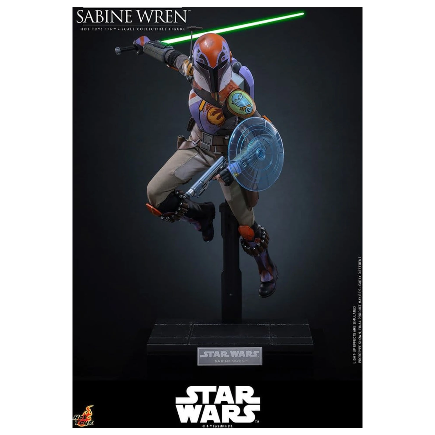 Star Wars: Rebels Television Masterpiece akčná figúrka 1/6 Sabine Wren 29 cm produktová fotografia