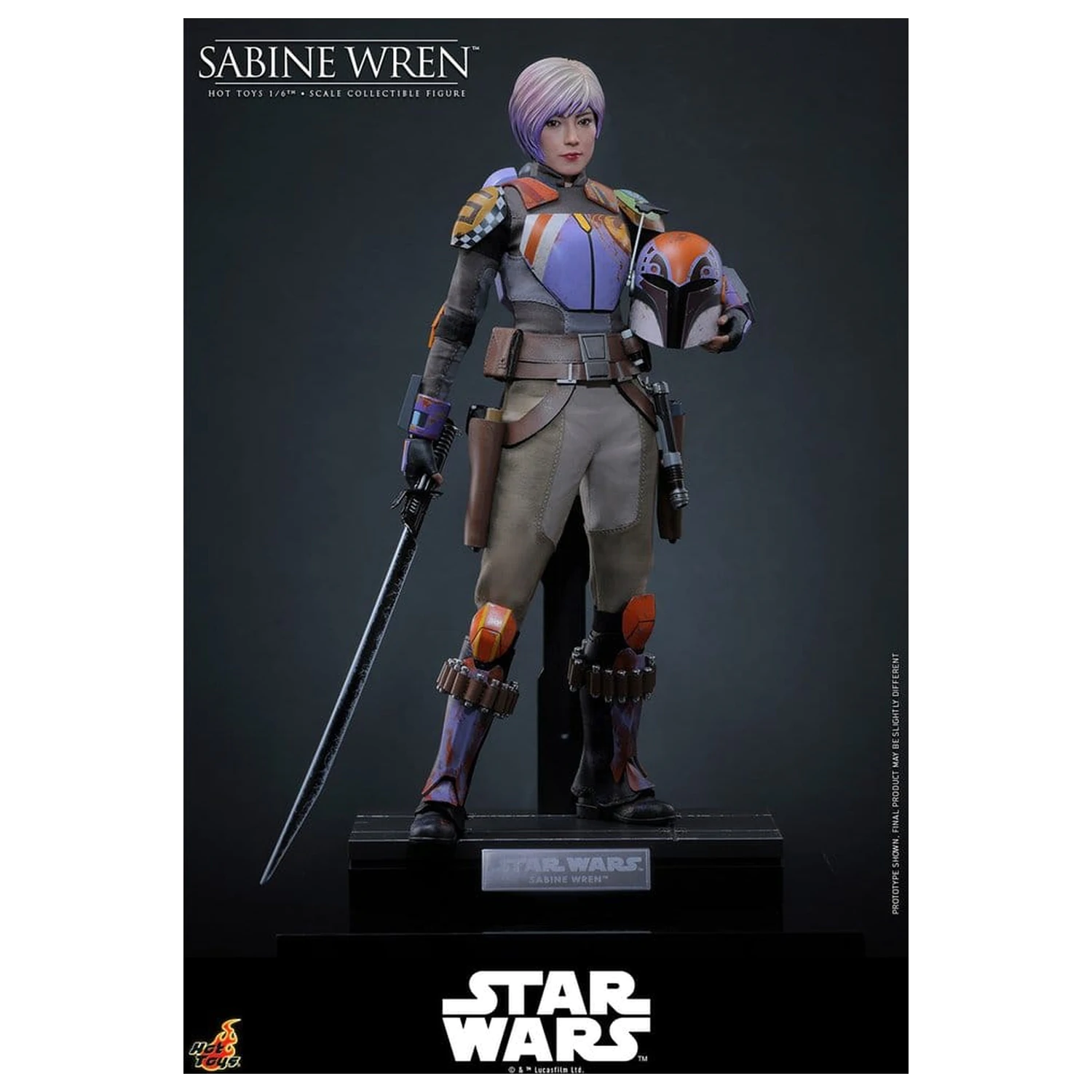 Star Wars: Rebels Television Masterpiece akčná figúrka 1/6 Sabine Wren 29 cm produktová fotografia