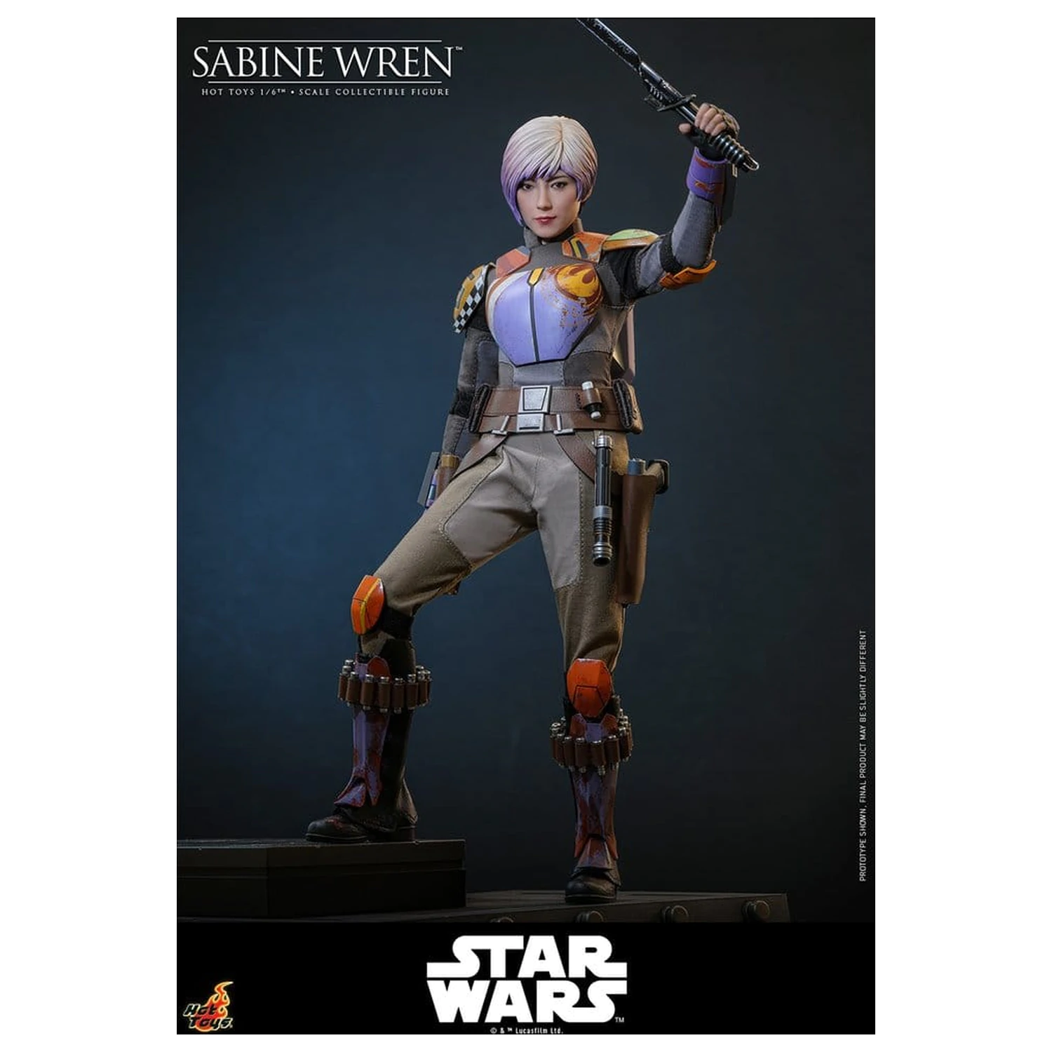 Star Wars: Rebels Television Masterpiece akčná figúrka 1/6 Sabine Wren 29 cm produktová fotografia