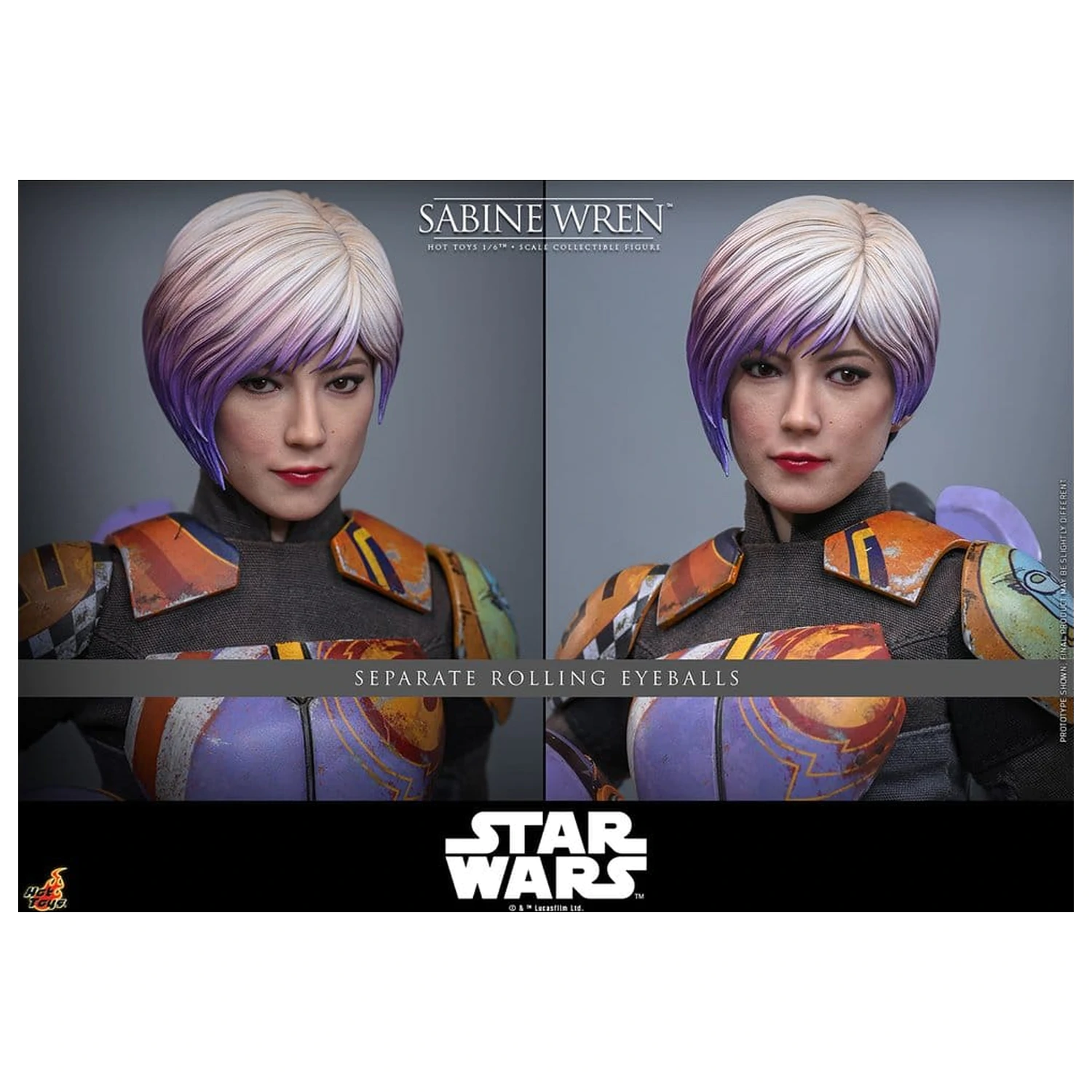 Star Wars: Rebels Television Masterpiece akčná figúrka 1/6 Sabine Wren 29 cm produktová fotografia