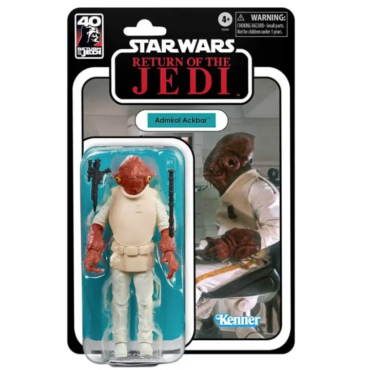 Star Wars Return of the Jedi 40. výročie 15cm figúrka admirál Ackbar termékfotó