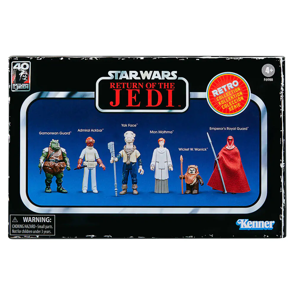 Star Wars Return of the Jedi Retro Collection figúrka 9,5 cm sada 6 ks produktová fotografia