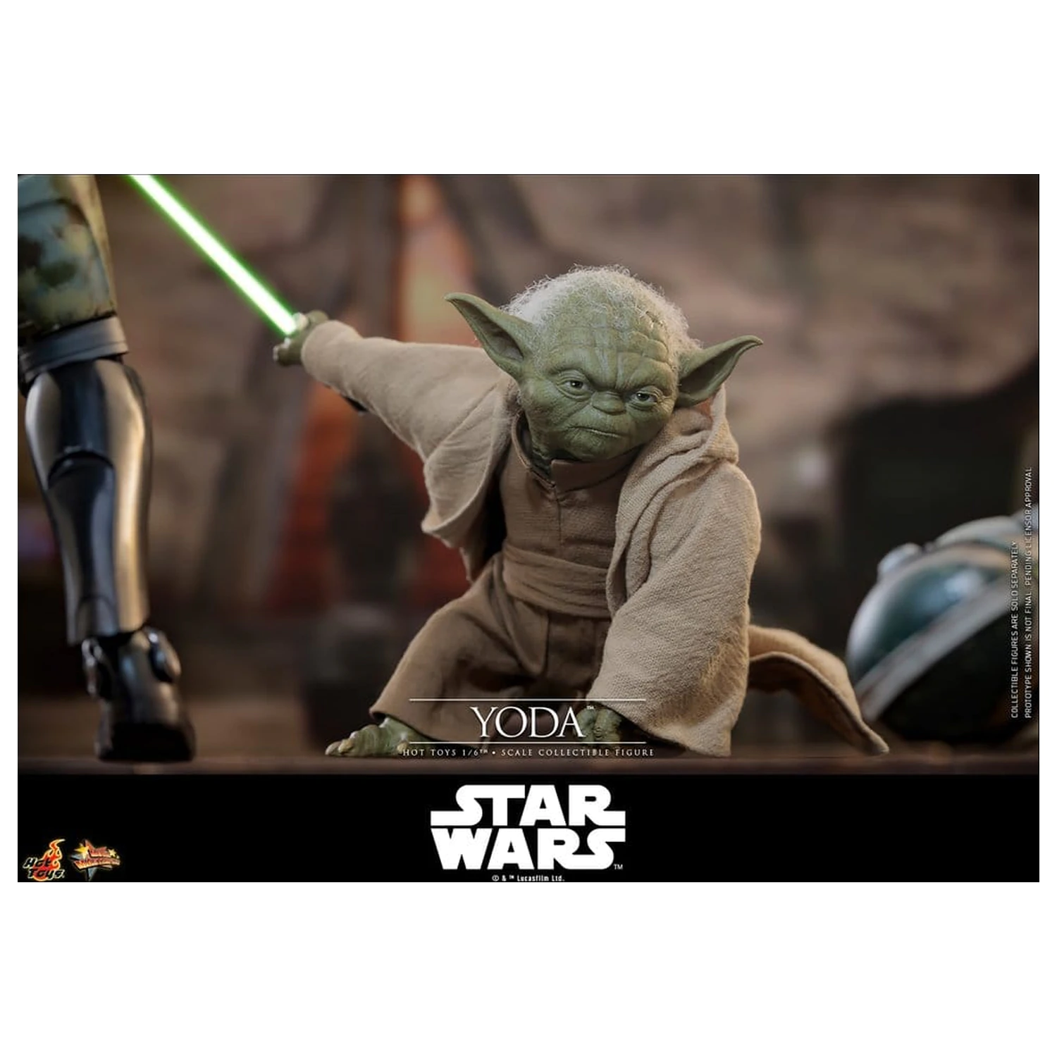 Star Wars: Revenge of the Sith Movie Masterpiece akčná figúrka 1/6 Yoda 14 cm produktová fotografia