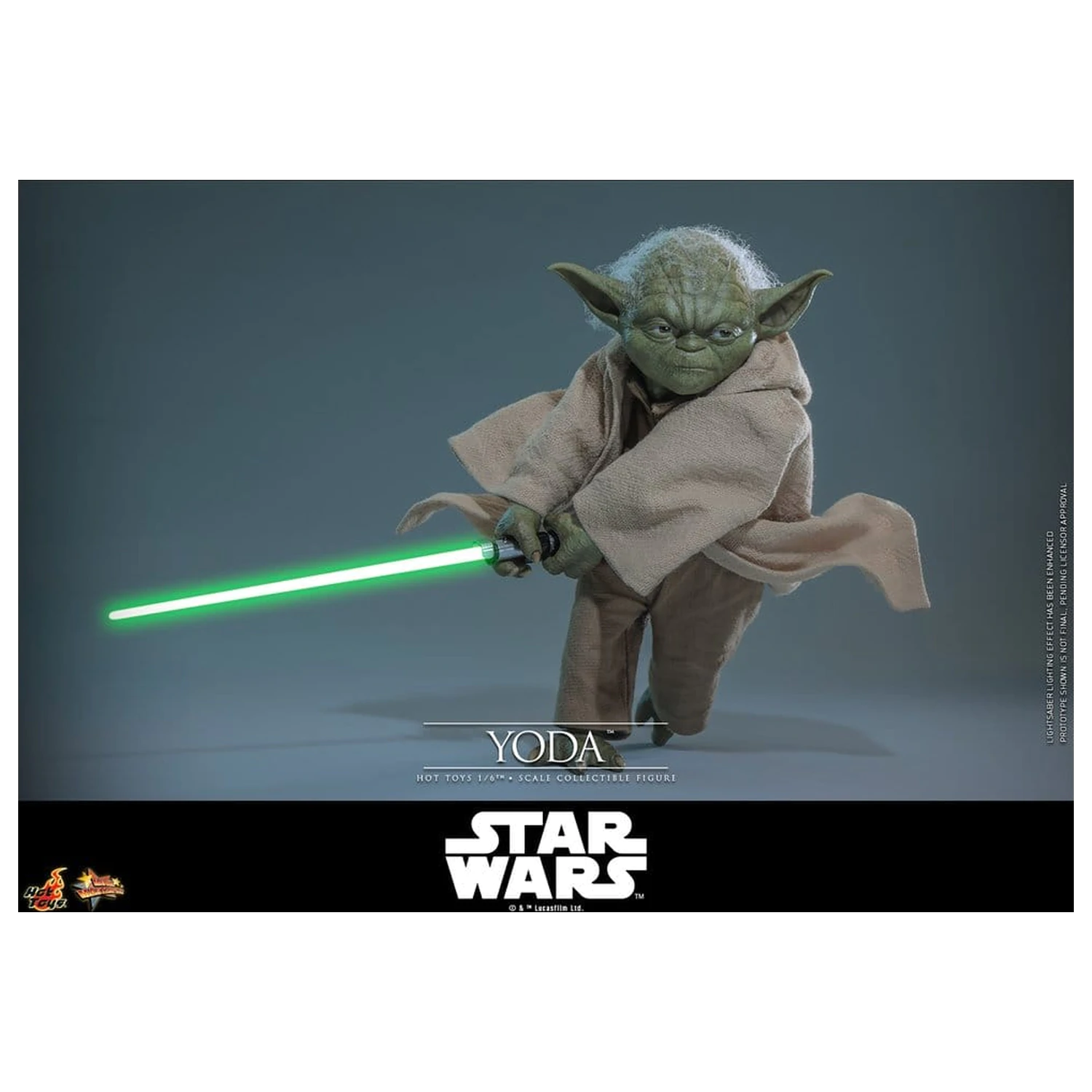 Star Wars: Revenge of the Sith Movie Masterpiece akčná figúrka 1/6 Yoda 14 cm produktová fotografia